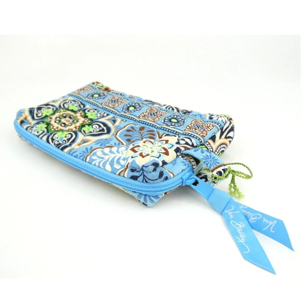 Vera Bradley Bali Blue Small Cosmetic Bag Case NWT